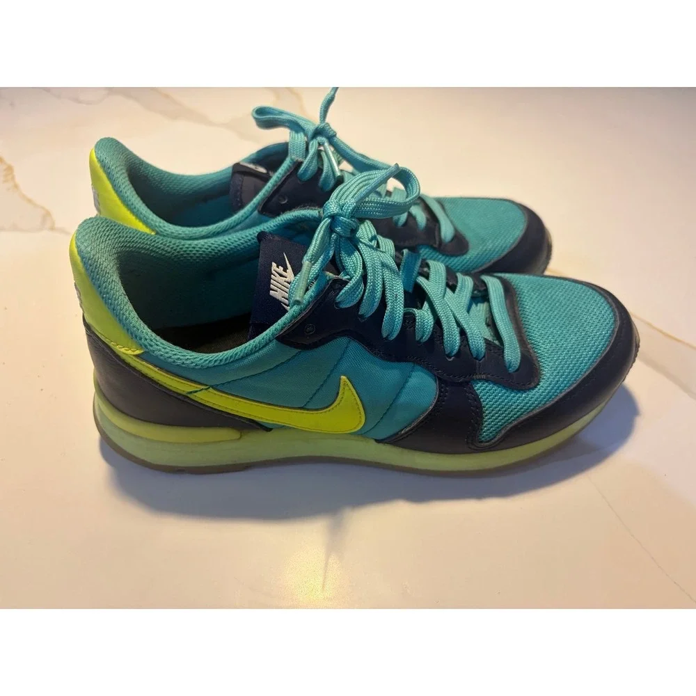 Nike Air Max Thea Blue Lagoon Volt Running Shoes Women's Size 7 - Picture 3 of 12